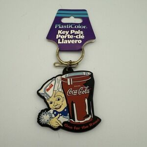 NWT Coca Cola‎ Soda Jerk One For The Road Keychain Key Ring
